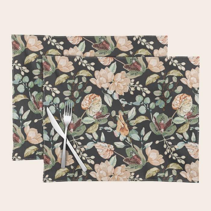 Lush colorful exotic garden C Placemat Gallery Image 1