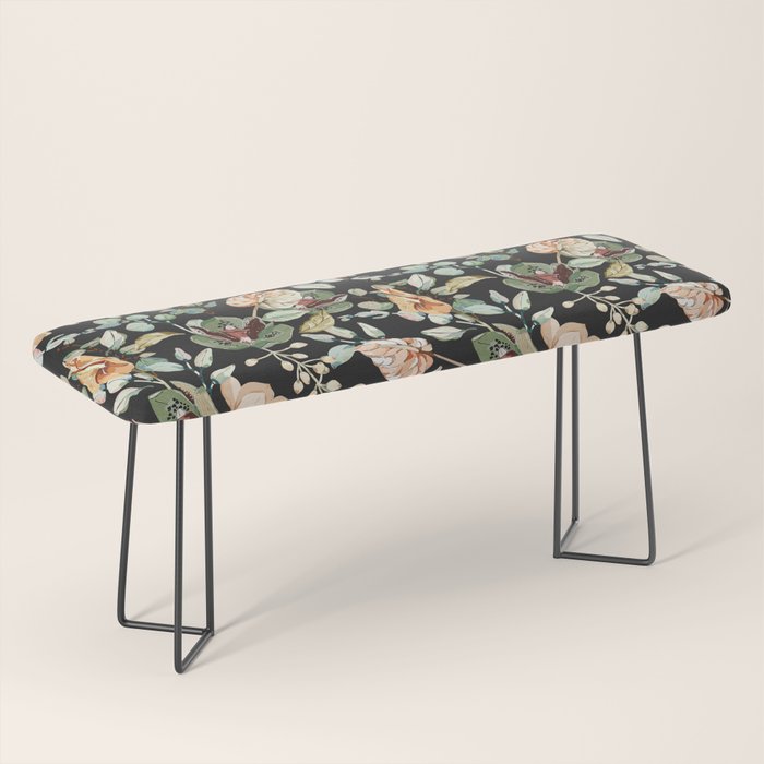Lush colorful exotic garden C Bench Gallery Image 1