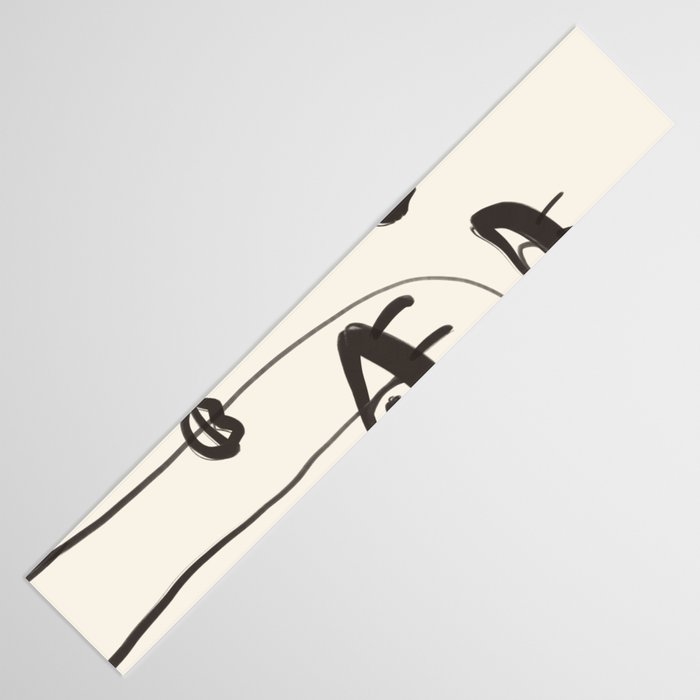 Abstract line art eyes 2 Table Runner Gallery Image 3