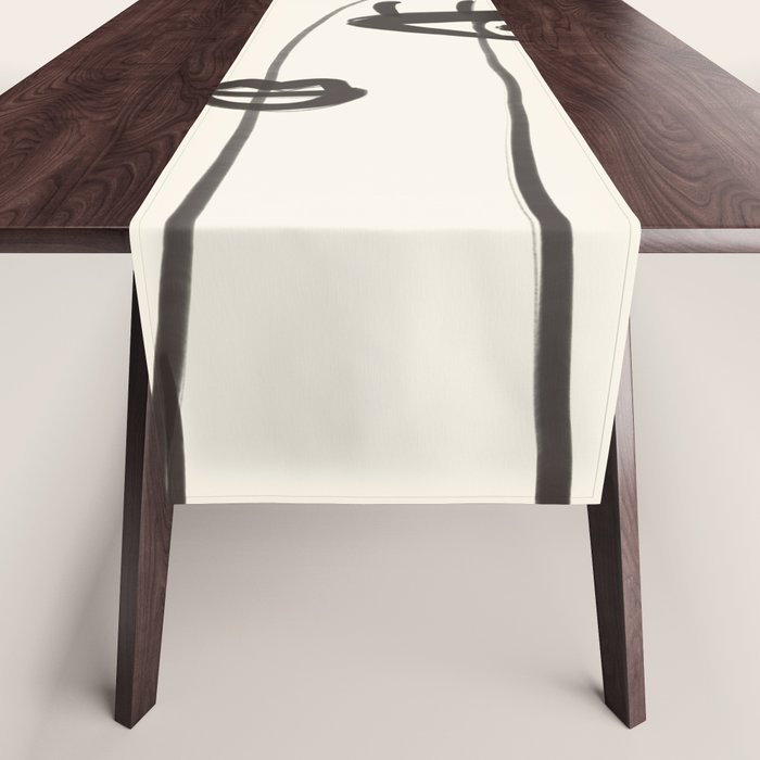 Abstract line art eyes 2 Table Runner Gallery Image 1