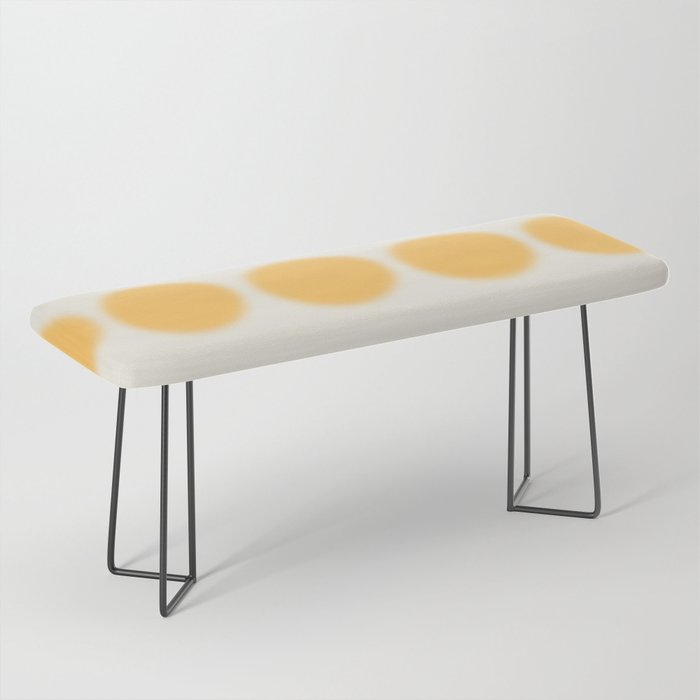 Abstraction_SUN_YELLOW_CIRCLE_BLUR_LOVE_POP_ART_0602A Bench Gallery Image 1