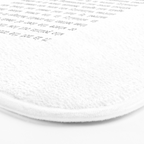 The Man In the Arena Quote by Theodore Roosevelt it's not the critic that counts Bath Mat Gallery Image 3