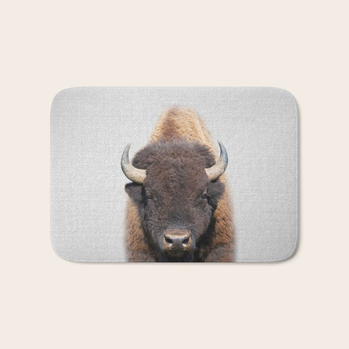 Buffalo - Colorful Bath Mat Gallery Image 1