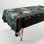 Mantis and Moth Cactus Flower Tablecloth Gallery Image 1