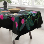Mantis and Moth Cactus Flower Tablecloth Gallery Image 3