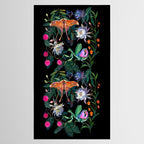 Mantis and Moth Cactus Flower Tablecloth Gallery Image 2