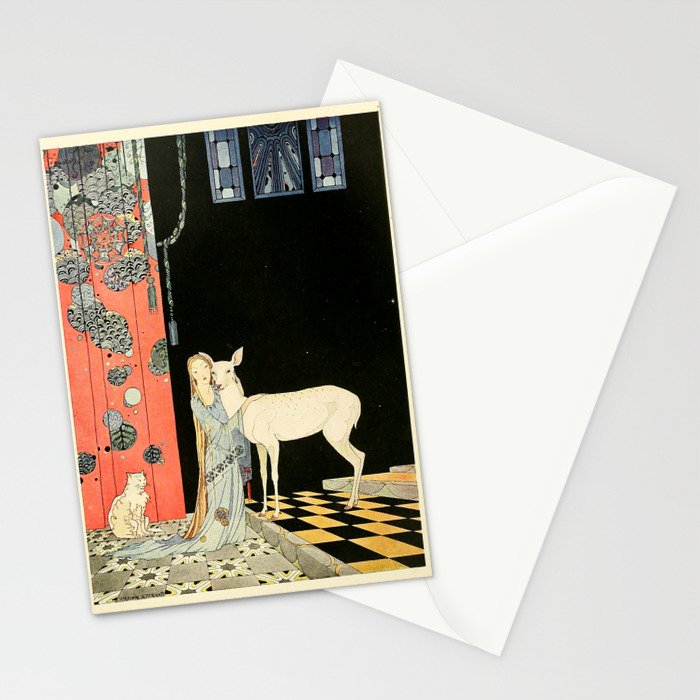 Art by Virginia Frances Sterrett from "Old French Fairy Tales," 1920 Stationery Card Gallery Image 2