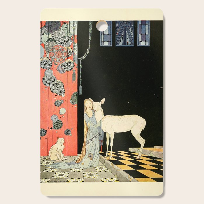Art by Virginia Frances Sterrett from "Old French Fairy Tales," 1920 Cutting Board Gallery Image 1