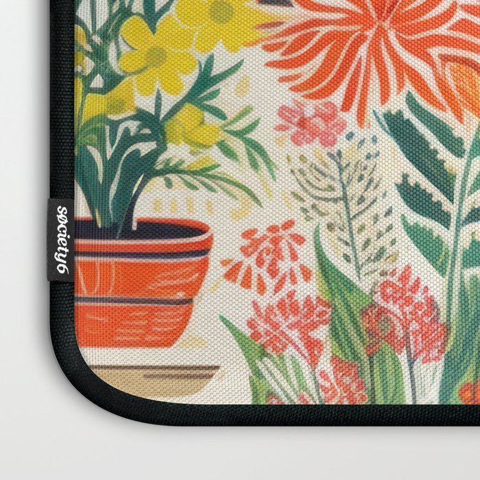 Colourful Flower Nursery Laptop Sleeve Gallery Image 3