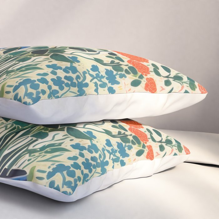 Colourful Flower Nursery Pillow Sham Gallery Image 3