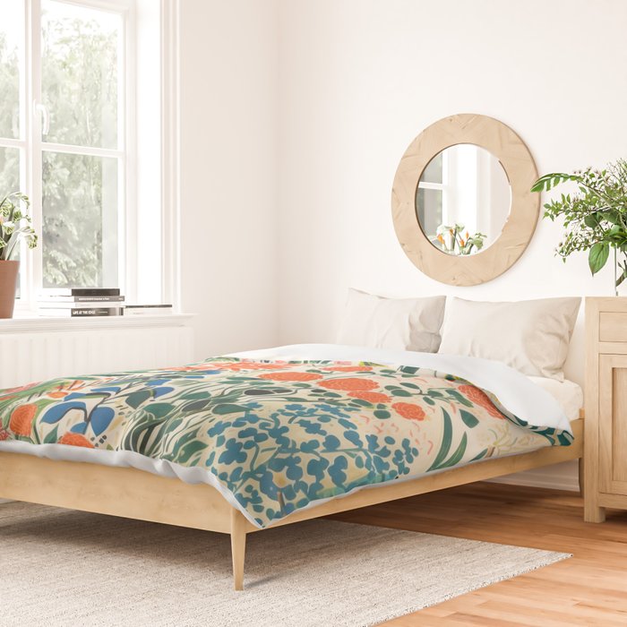 Colourful Flower Nursery Duvet Cover Gallery Image 2