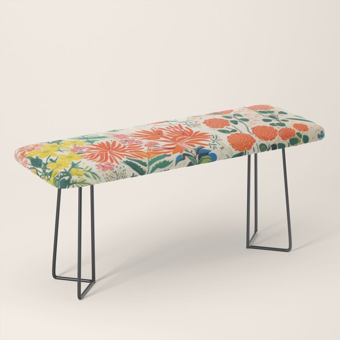 Colourful Flower Nursery Bench Gallery Image 1