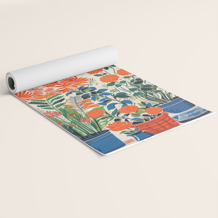 Colourful Flower Nursery Yoga Mat Gallery Image 2