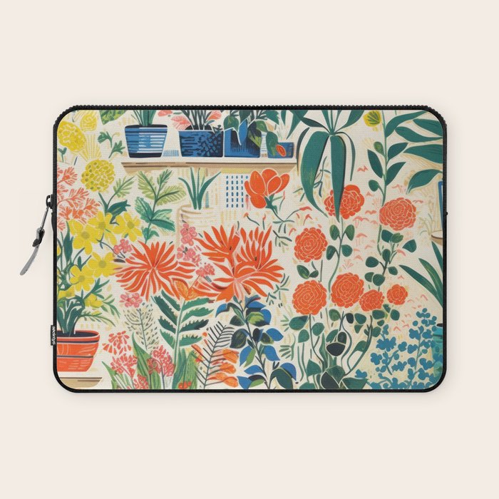Colourful Flower Nursery Laptop Sleeve Gallery Image 1