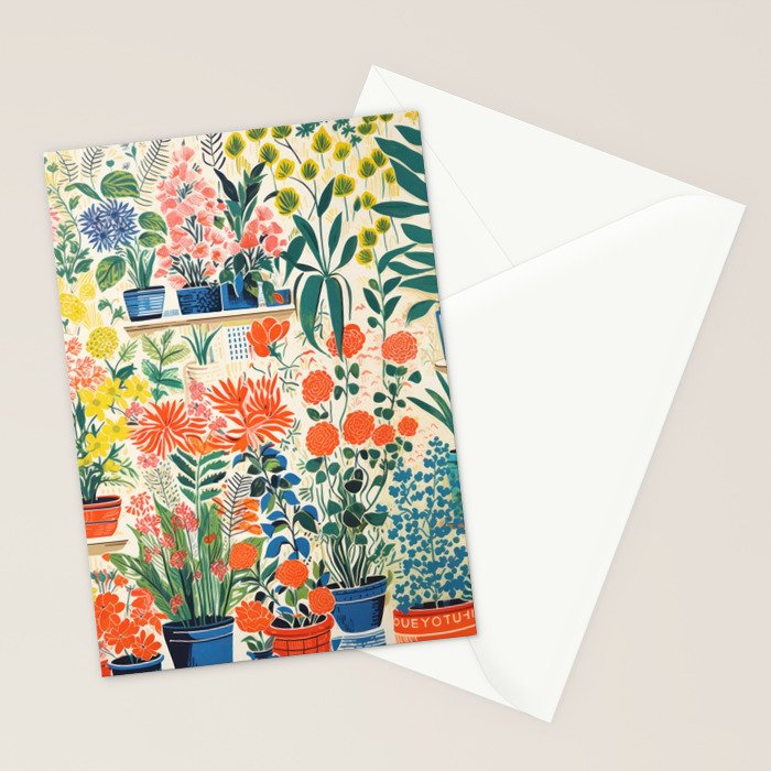 Colourful Flower Nursery Stationery Card Gallery Image 2