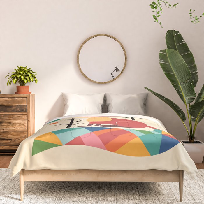 Rainbow Fox Comforter Gallery Image 3