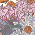 Monarch Butterfly and Wildflowers - Cream Coffee Mug Gallery Image 2