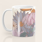 Monarch Butterfly and Wildflowers - Cream Coffee Mug Gallery Image 3