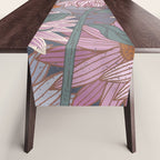 Monarch Butterfly and Wildflowers - Cream Table Runner Gallery Image 1