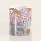 Monarch Butterfly and Wildflowers - Cream Coffee Mug Gallery Image 4