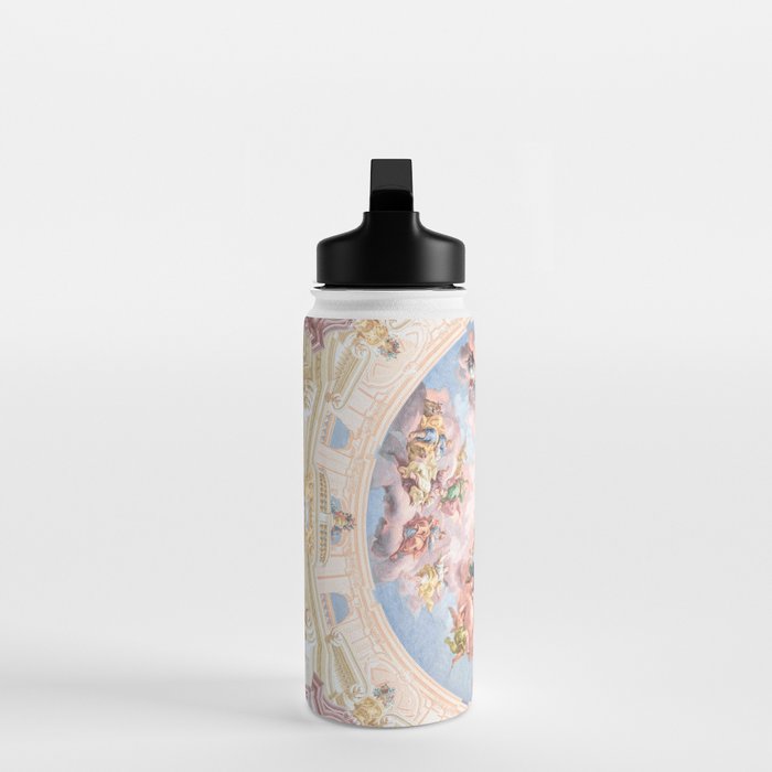 Renaissance Ceiling Painting Gods Angels Fresco Water Bottle Gallery Image 3
