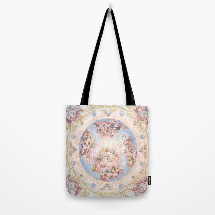 Renaissance Ceiling Painting Gods Angels Fresco Tote Bag Gallery Image 2