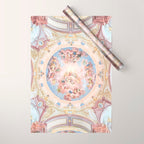 Renaissance Ceiling Painting Gods Angels Fresco Wrapping Paper Gallery Image 1