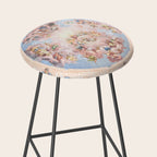 Renaissance Ceiling Painting Gods Angels Fresco Stool Gallery Image 2