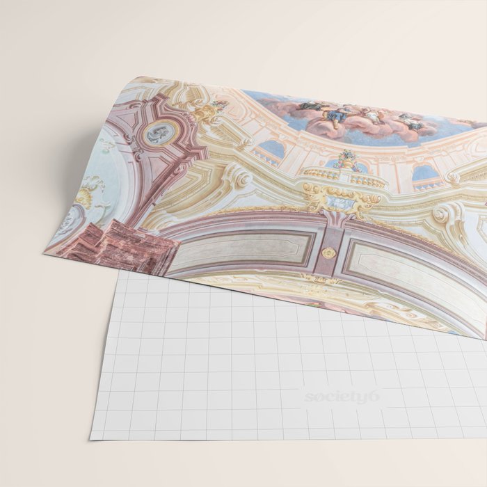 Renaissance Ceiling Painting Gods Angels Fresco Wrapping Paper Gallery Image 2