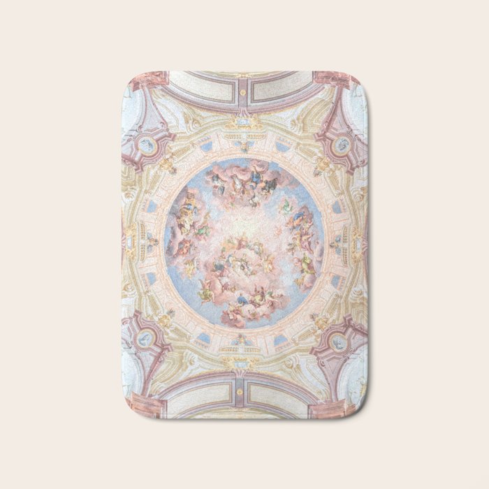 Renaissance Ceiling Painting Gods Angels Fresco Bath Mat Gallery Image 1