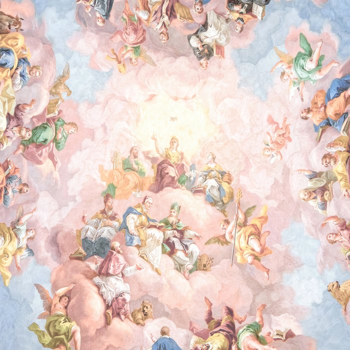 Renaissance Ceiling Painting Gods Angels Fresco Coffee Mug Gallery Image 2
