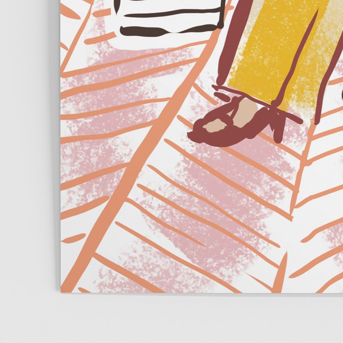 Woman sitting on sofa Poster Gallery Image 3