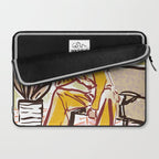 Woman sitting on sofa Laptop Sleeve Gallery Image 2