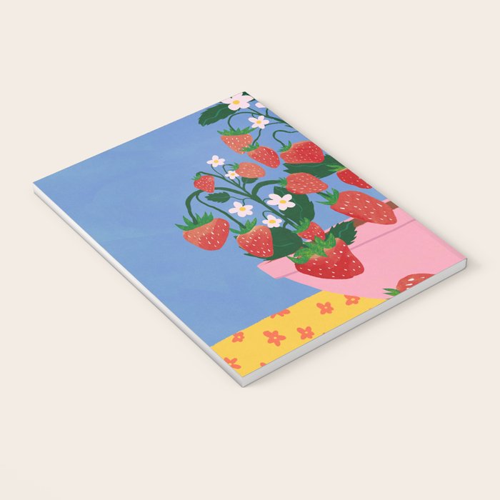 Potted Strawberries Notebook Gallery Image 3