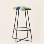 Shiba Inu in Great Wave Stool Gallery Image 1
