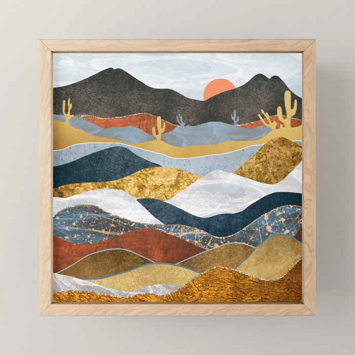 Desert Cold Mini Art Print Gallery Image 1