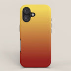 OMBRE RUST YELLOW COLOR iPhone Case Gallery Image 1