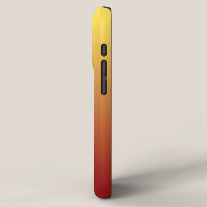 OMBRE RUST YELLOW COLOR iPhone Case Gallery Image 2