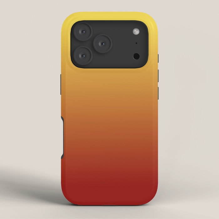 OMBRE RUST YELLOW COLOR iPhone Case Gallery Image 3