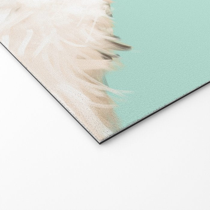 Bubble Gum Sneaky Llama in Green Welcome Mat Gallery Image 2