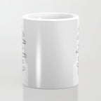 Abstract 80s Soundwave Art Music Audio black and white Musical design home wall bedroom decor Art Pr Coffee Mug Gallery Image 4