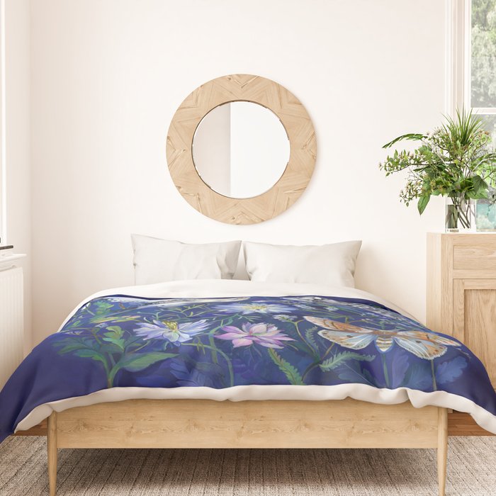 Flower Garden Owls Duvet Cover Gallery Image 3