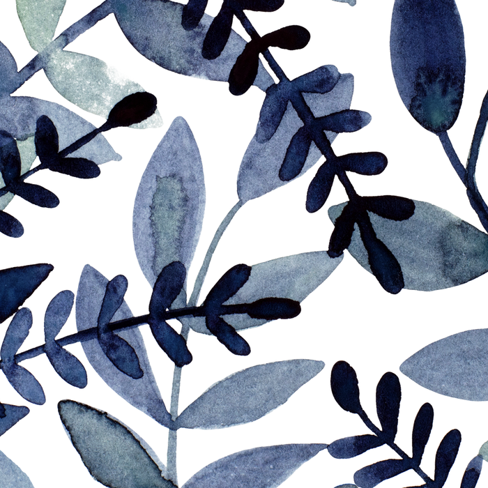 Watercolor branches - indigo Coffee Mug Gallery Image 2