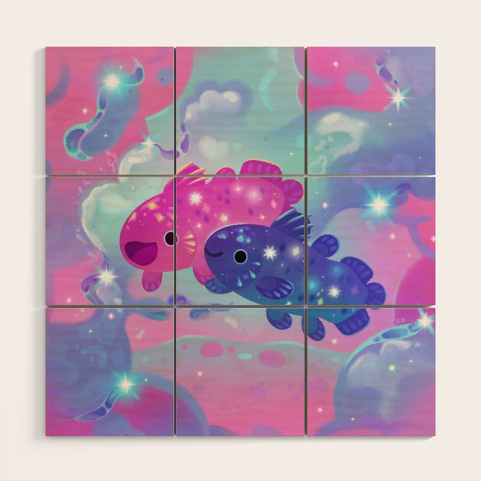 Coelacanth Wood Wall Art Gallery Image 1