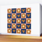 Brown and pink Wall Mural Gallery Image 2