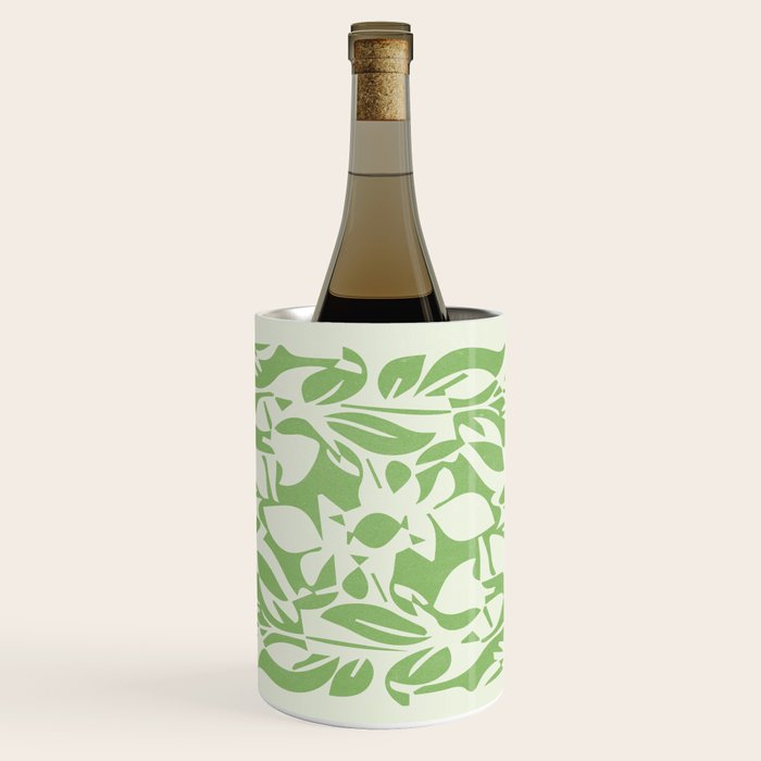 Floral Pattern: Forest Green Edition Wine Chiller Gallery Image 1