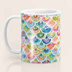 STRANGEBOW Rainbow Bold Colorful Scallop Coffee Mug Gallery Image 3