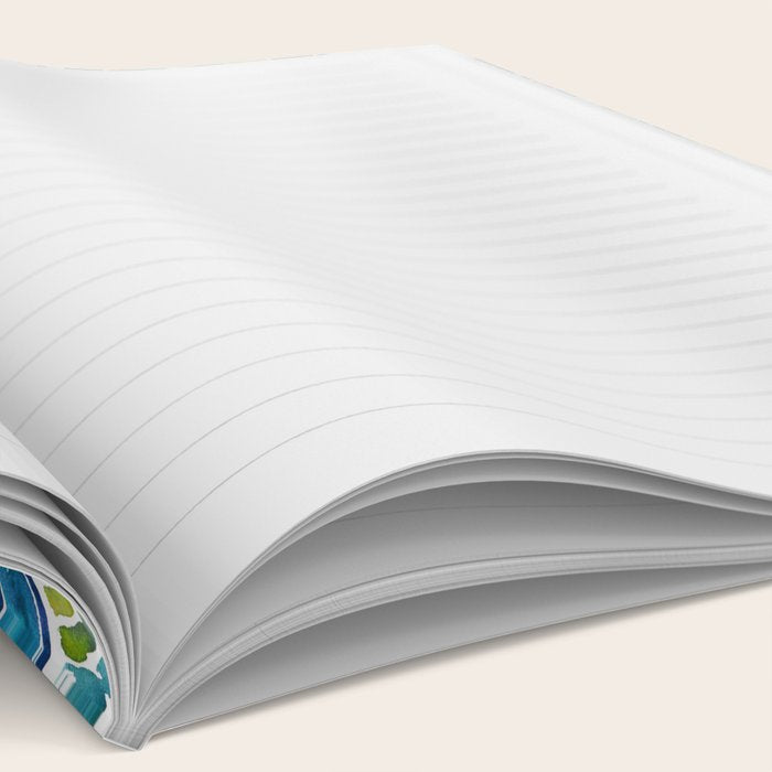 STRANGEBOW Rainbow Bold Colorful Scallop Notebook Gallery Image 2