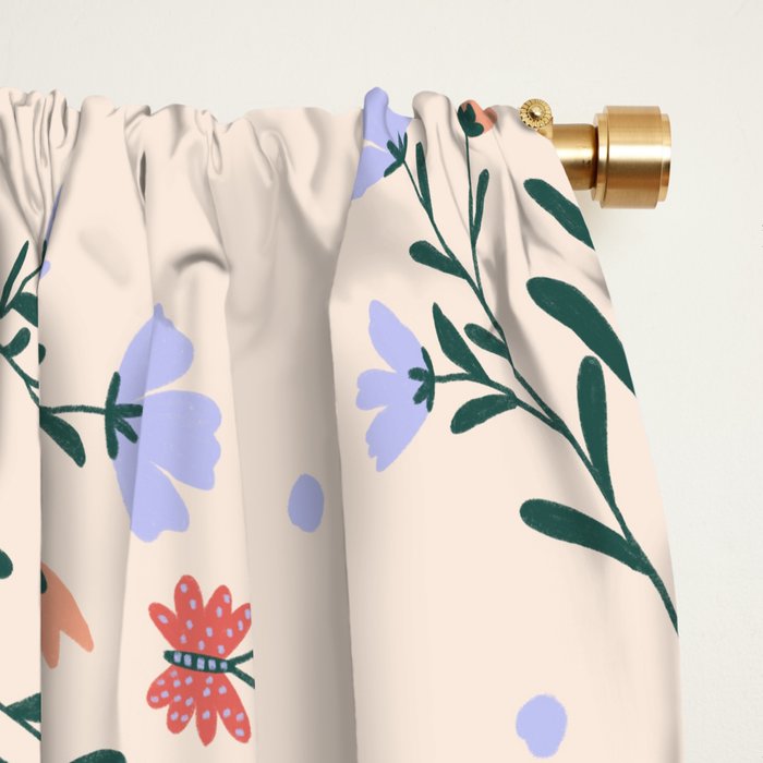 Sweet Floral Window Curtain Gallery Image 2