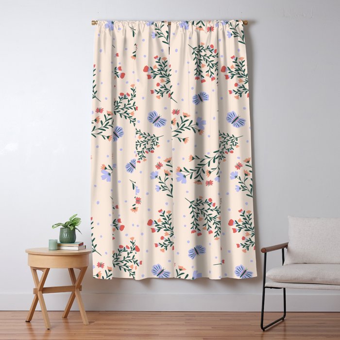 Sweet Floral Window Curtain Gallery Image 5